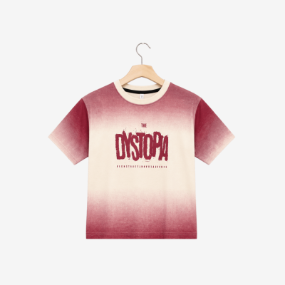 Dystopia red tshirt front